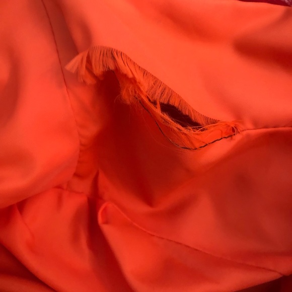 Vintage cherry red Faux leather jacket blazer XL - Picture 10 of 11